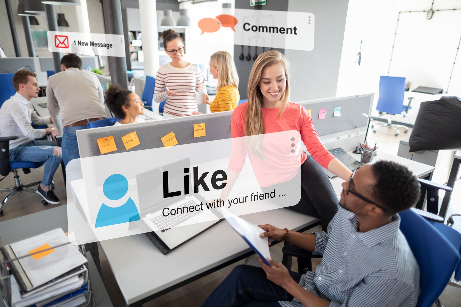Social media concept.